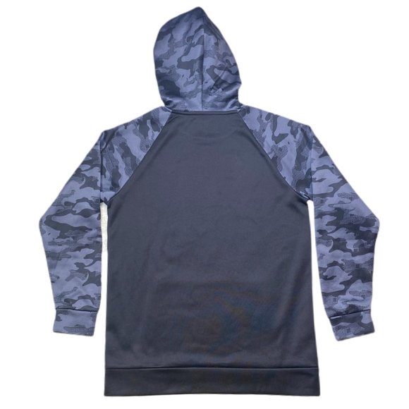 Hoodie Tek Gear Boys Black/Gray Size M (10/12) with Basketball Theme - Picture 5 of 7